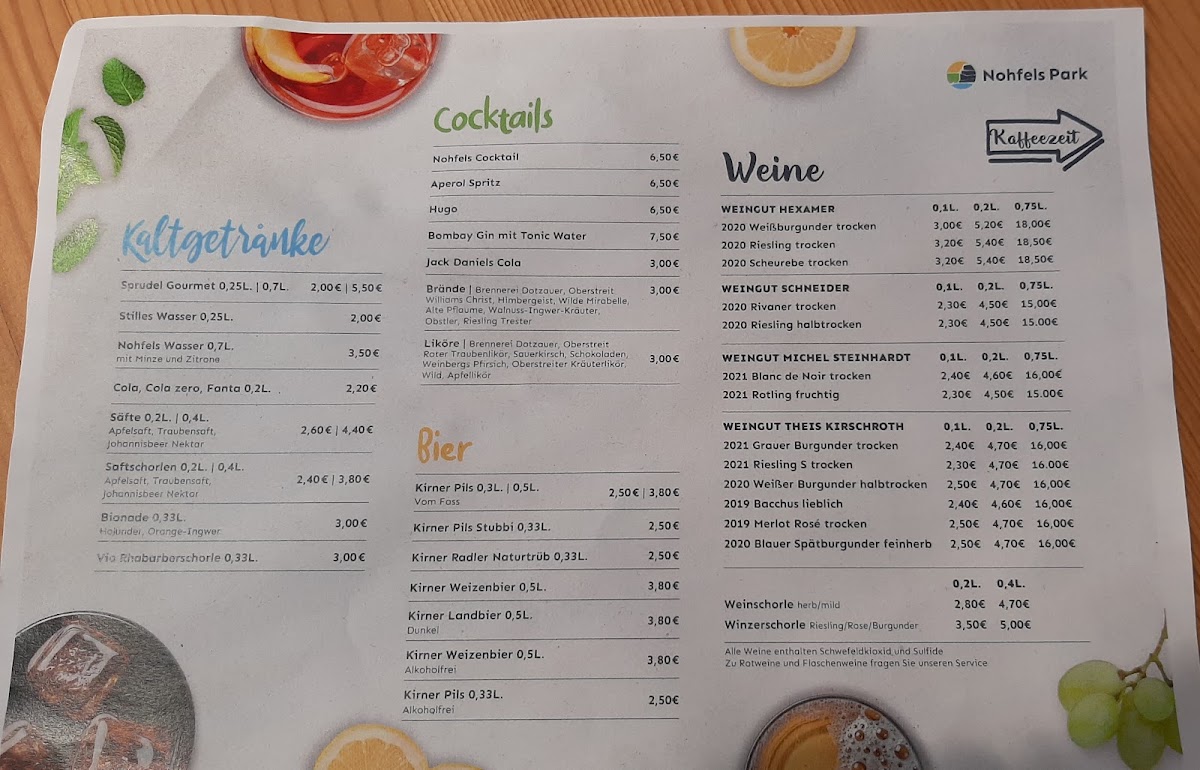 Menu Summer Café 'am Nohfels'-1